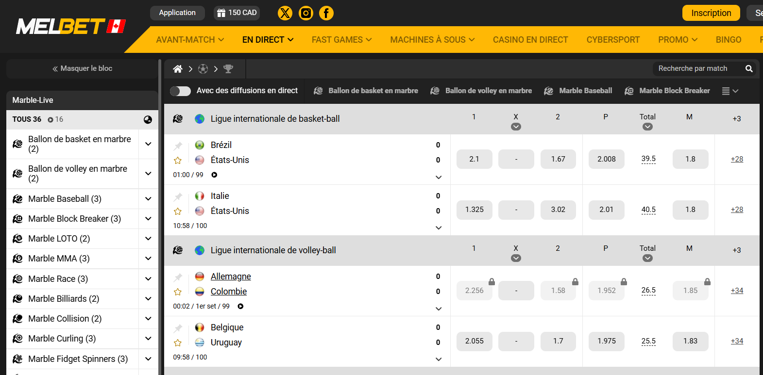 Site officiel de Melbet