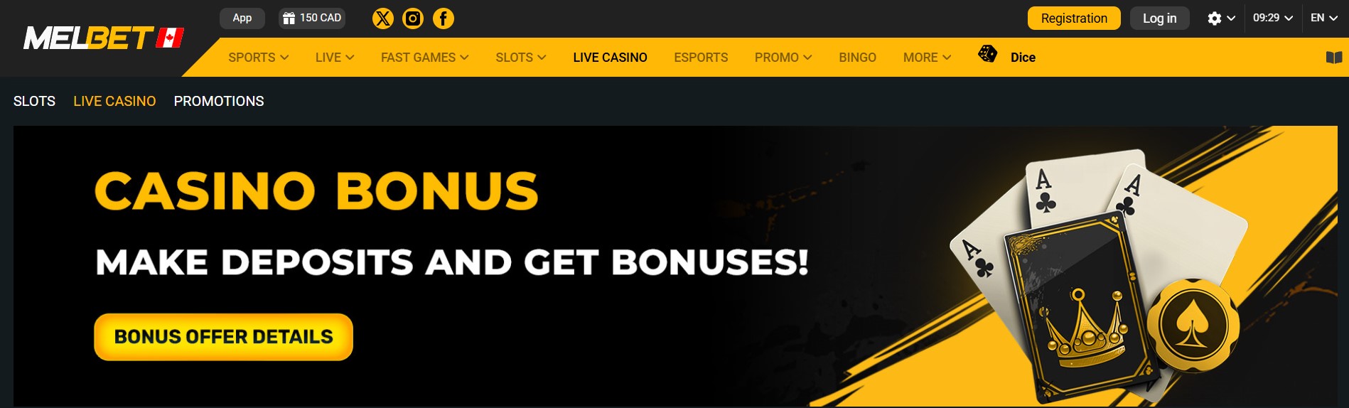 Melbet Bonus