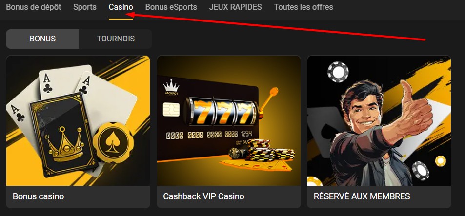 Bonus de premier dépôt au casino en ligne Melbet Canada