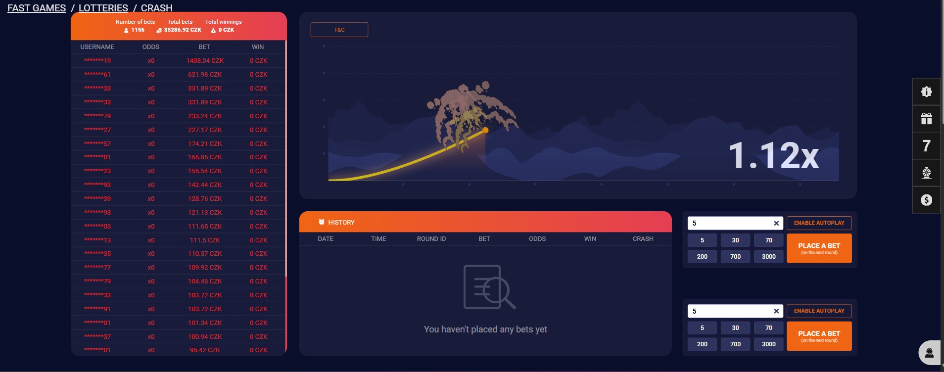 Play Crash for Real Money in Melbet Ca