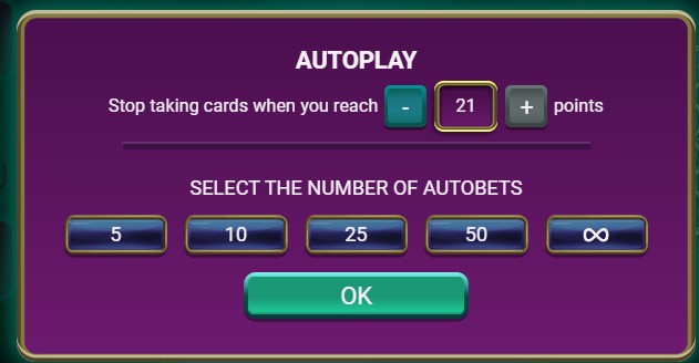 Play 21 for Real Money in Online Casino Melbet Ca