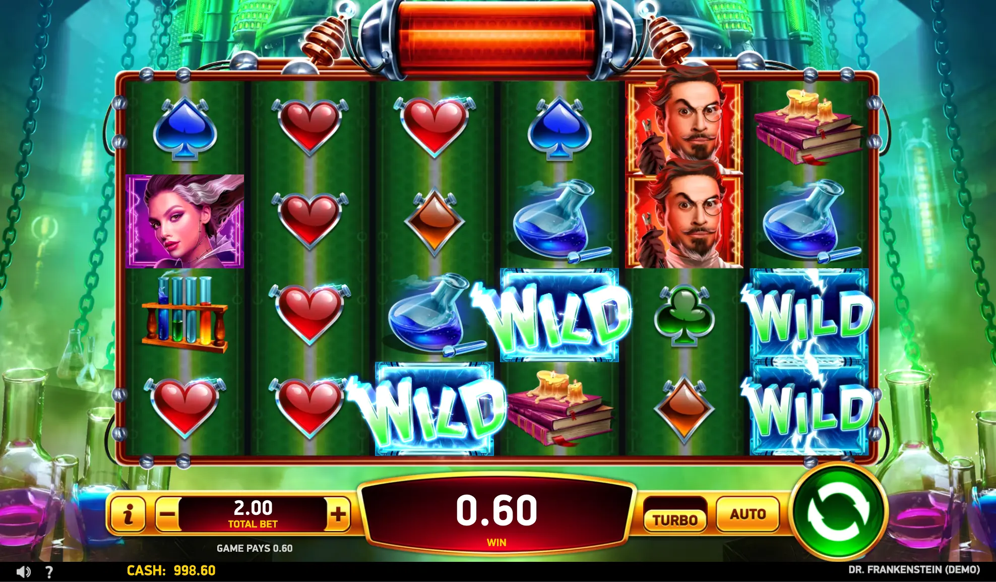 Frankenstein slot mashine