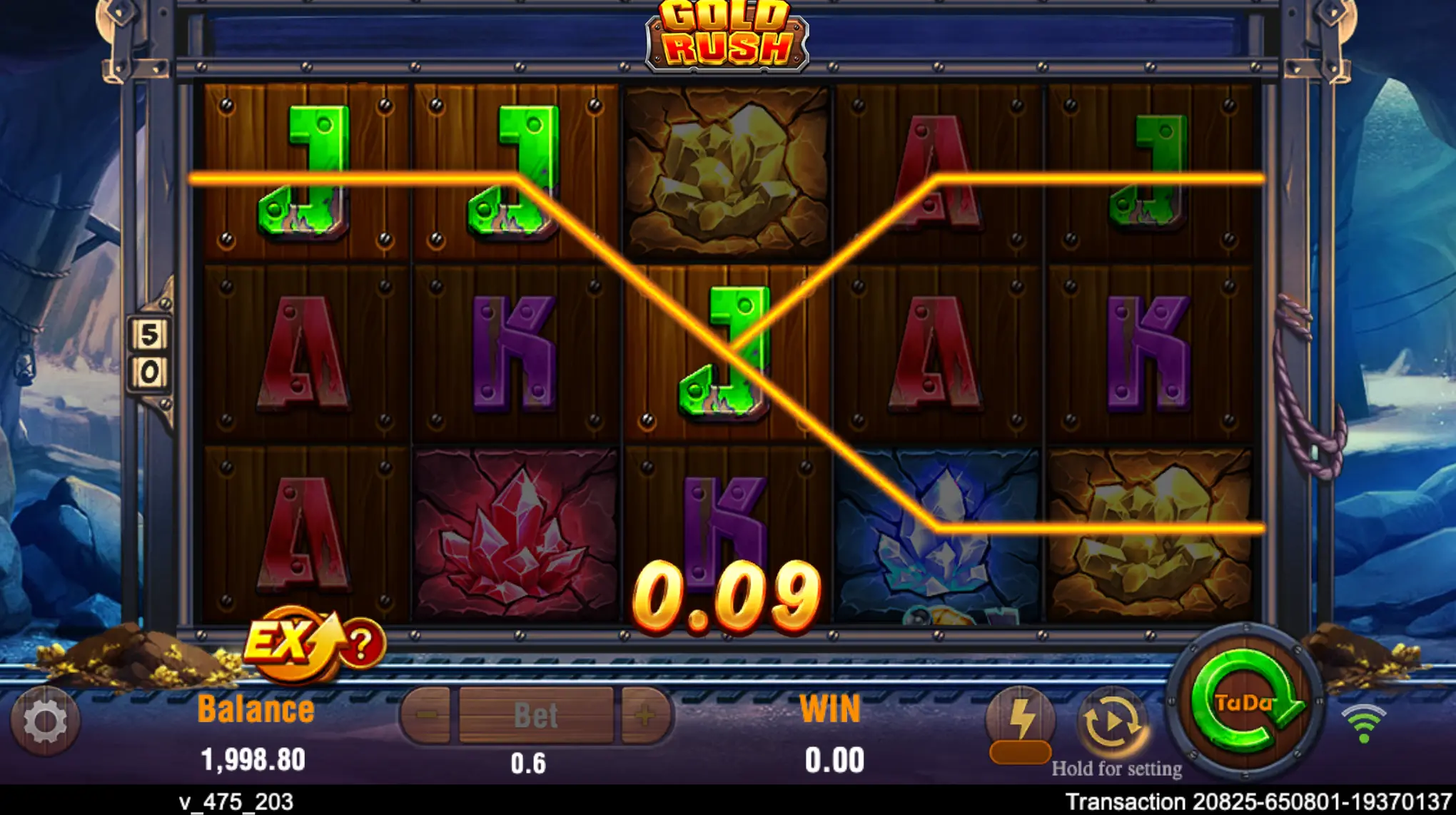 gold rush slot machine